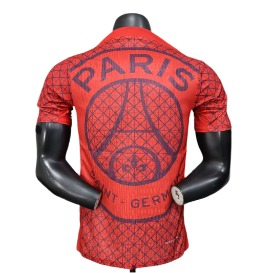 Maillot d’avant match PSG rouge