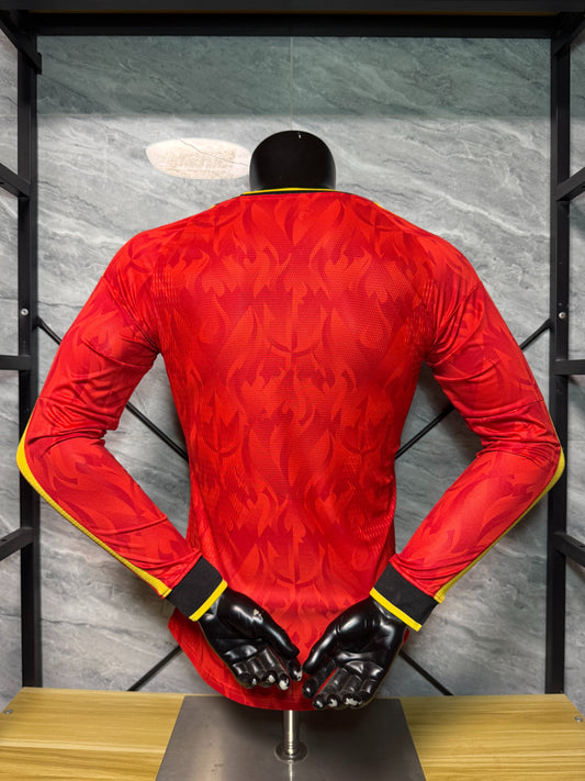 Maillot Domicile Belgique Manche longue
