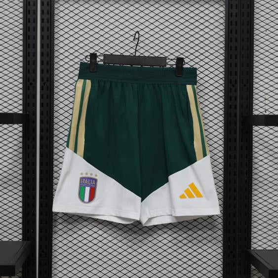 Short d'entraînement Italie 26-27 Vert et Blanc - avant