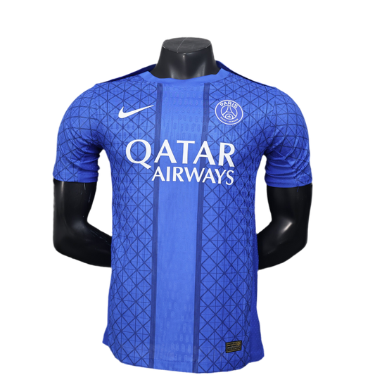 Maillot d’avant match PSG bleu