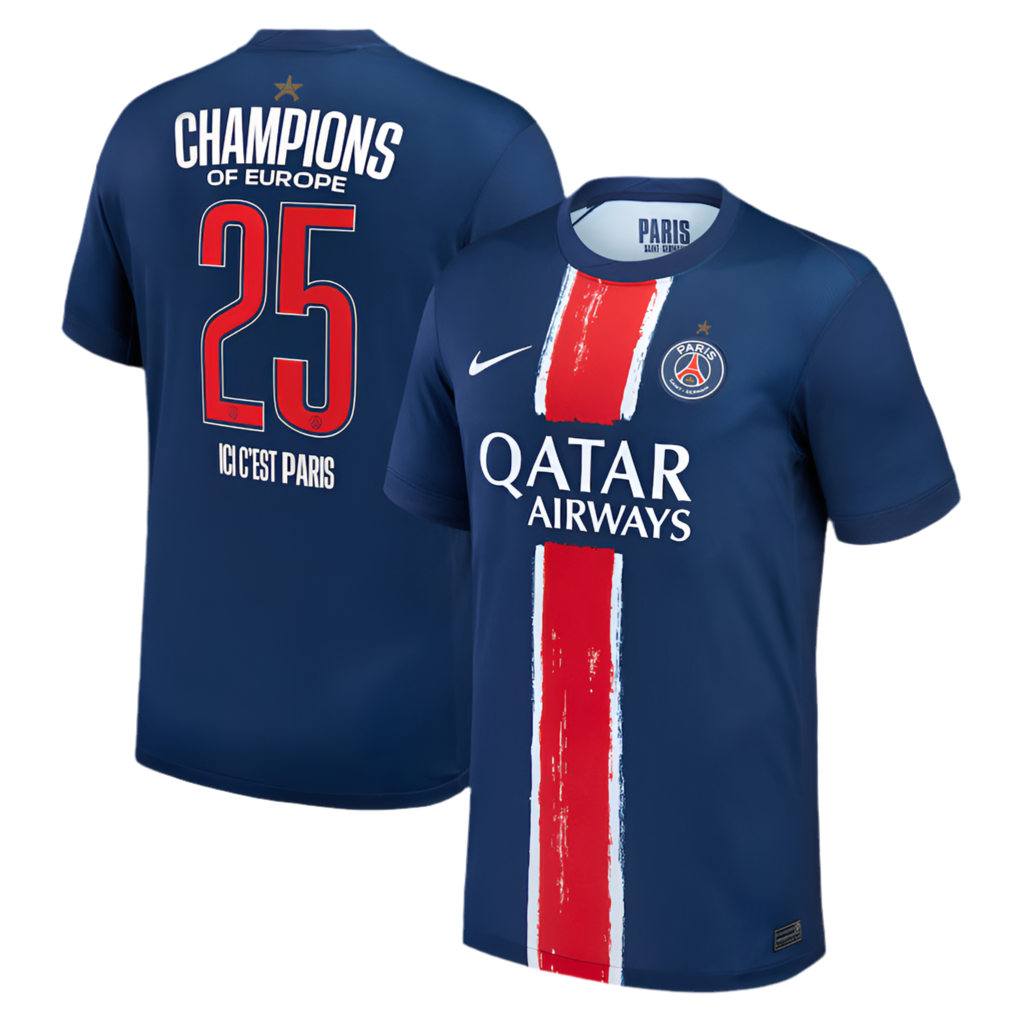 Maillot PSG Champion d'Europe