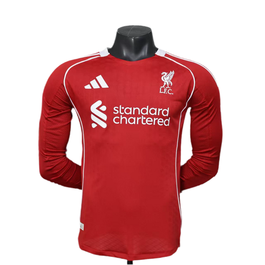 Maillot domicile Liverpool 25-26 Manches longues