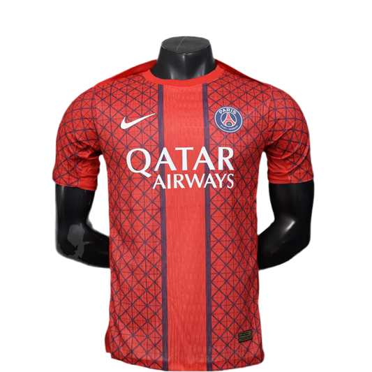Maillot d’avant match PSG rouge
