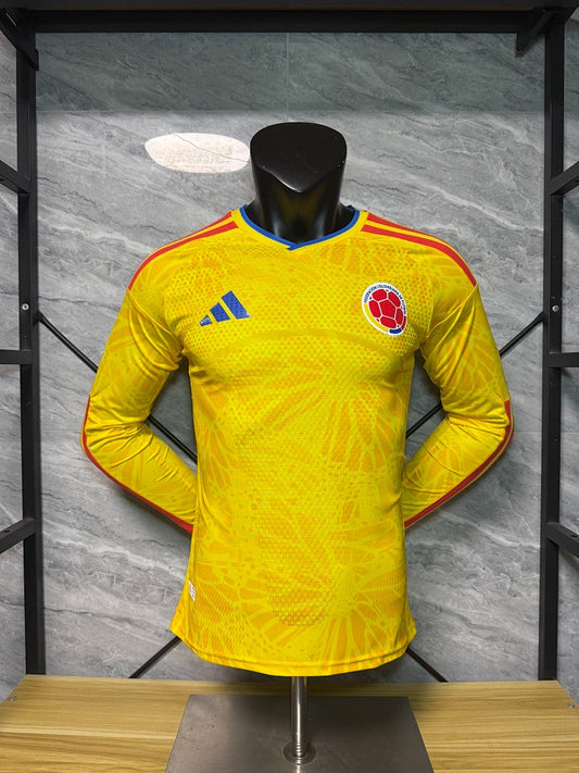 Maillot domicile Colombie Manche longue