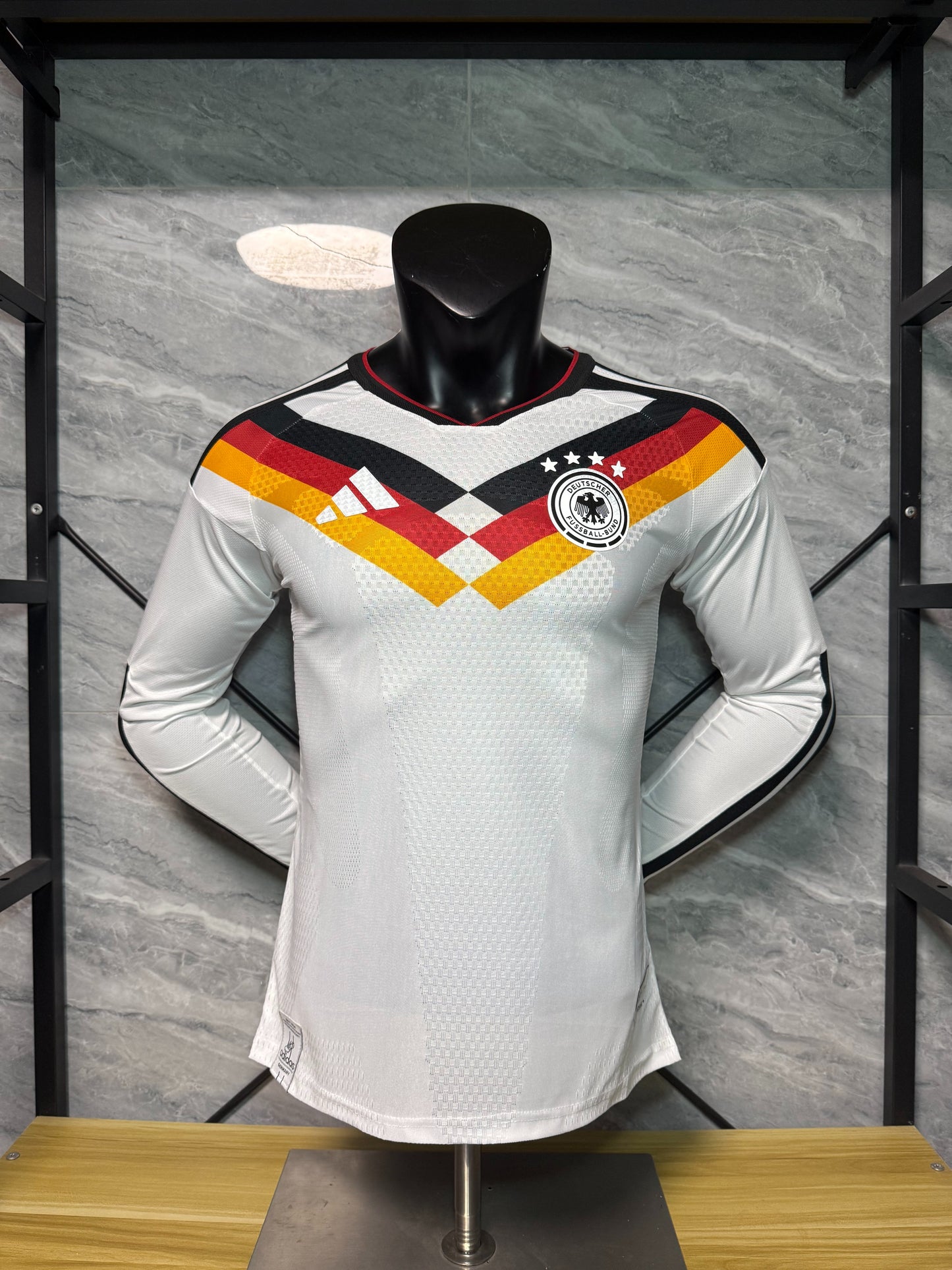 Maillot Domicile Allemagne Manche longue