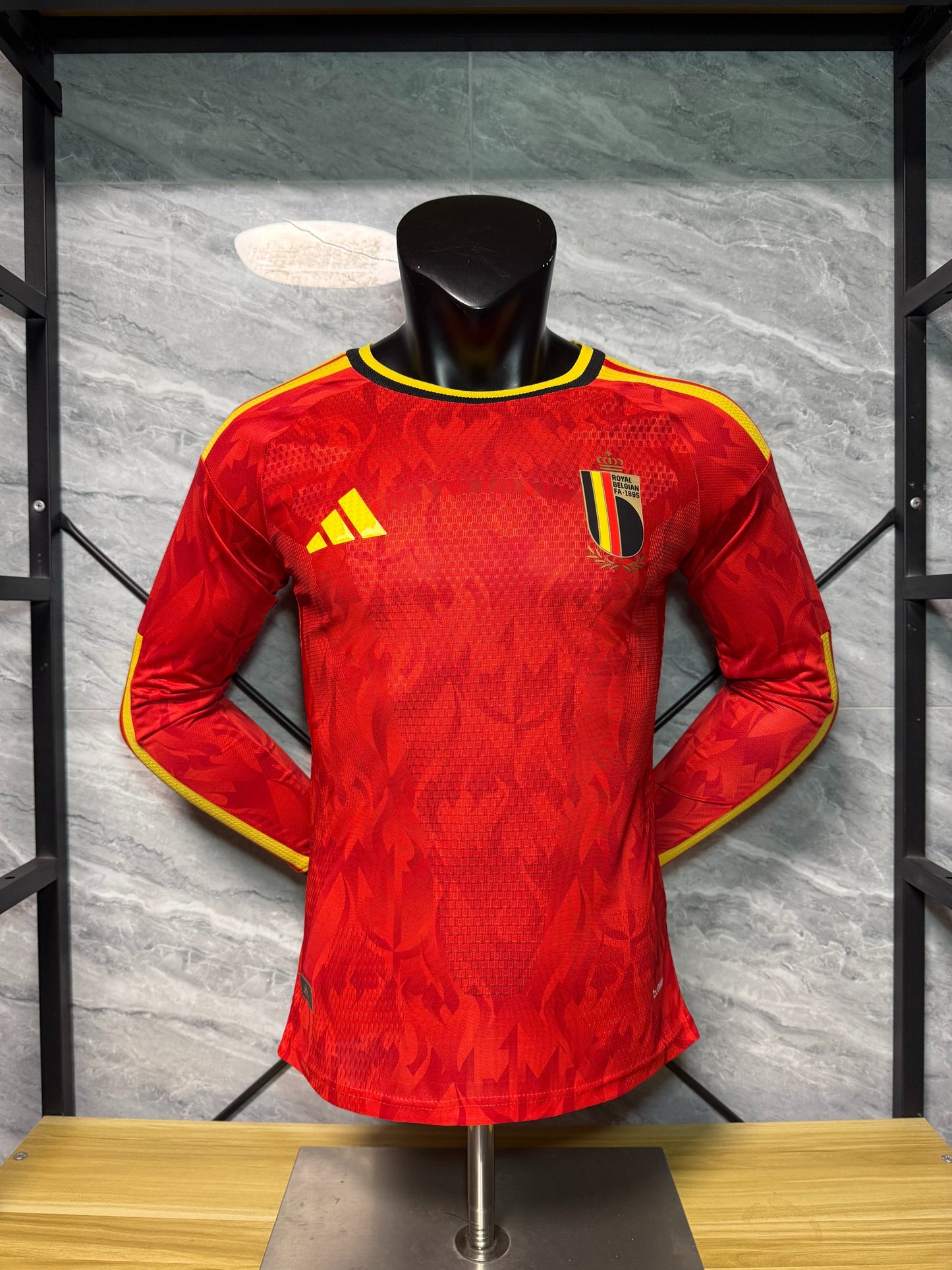 Maillot Domicile Belgique Manche longue