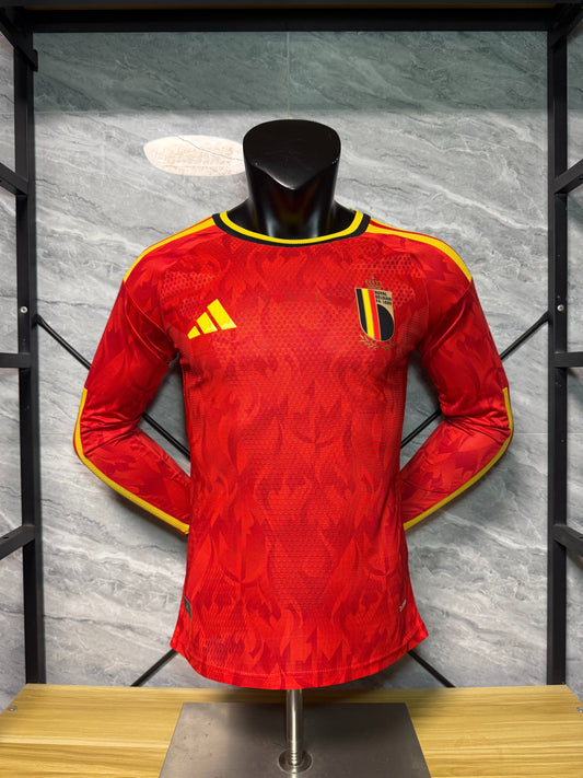 Maillot Domicile Belgique Manche longue