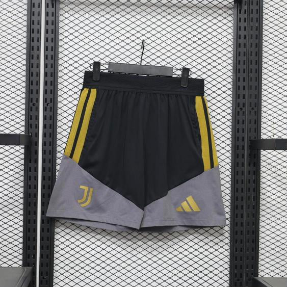 Short d'entraînement Juventus 26-27 Noir et Gris - avant