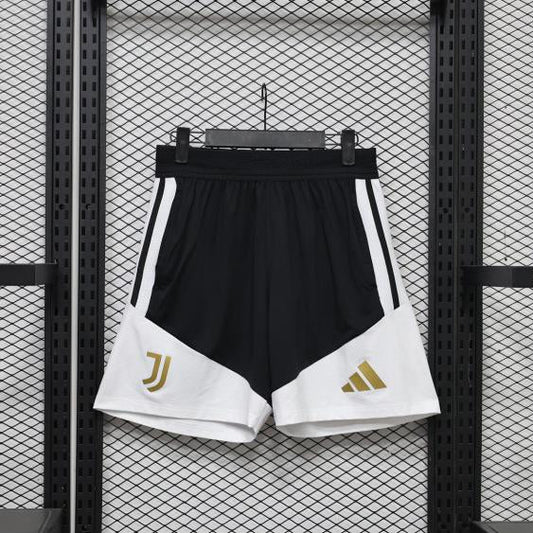 Short d'entraînement Juventus 26-27 Noir et Blanc - avant