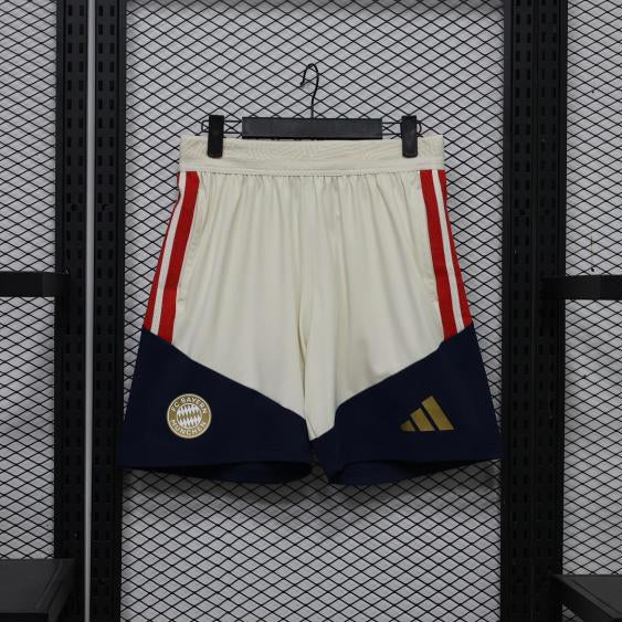 Short d'entraînement Bayern Munich 26-27 Beige et Bleu marine - avant
